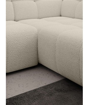 Narożnik COCOON L z elektryczną regulacją siedziska Prawostronny w tkaninie JAGUAR 02