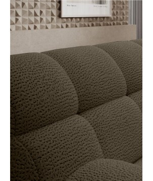 Narożnik COCOON L z elektryczną regulacją siedziska Prawostronny w tkaninie JAGUAR 08