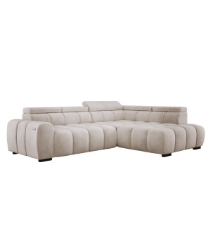 Narożnik BULL L Prawostronny z Elektryczną Regulacją SALVADOR 01 WERSAL