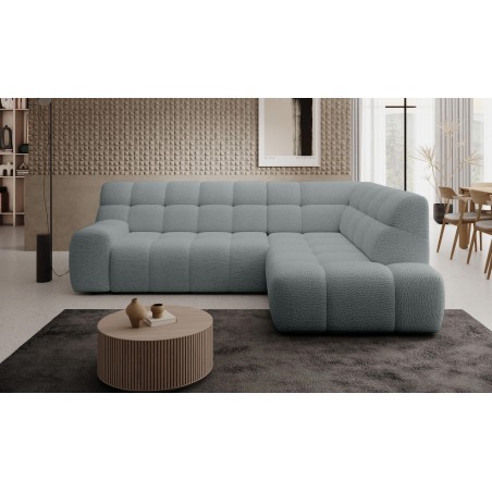 Narożnik COCOON L z elektryczną regulacją siedziska Prawostronny w tkaninie JAGUAR 19