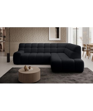 Narożnik COCOON L z elektryczną regulacją siedziska Prawostronny w tkaninie JAGUAR 22