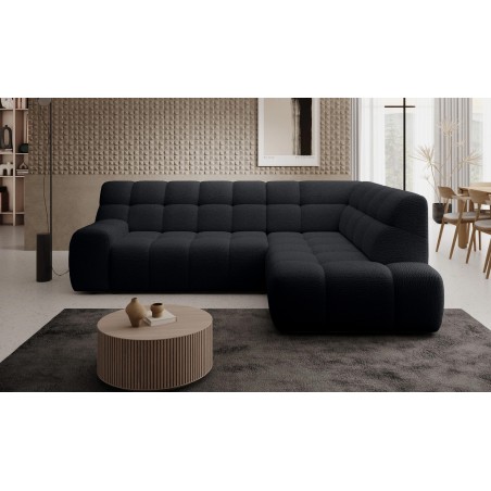 Narożnik COCOON L z elektryczną regulacją siedziska Prawostronny w tkaninie JAGUAR 22