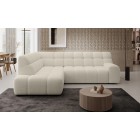 Narożnik COCOON L z elektryczną regulacją siedziska Lewostronny w tkaninie JAGUAR 02