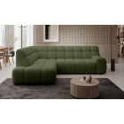 Narożnik COCOON L z elektryczną regulacją siedziska Lewostronny w tkaninie JAGUAR 12