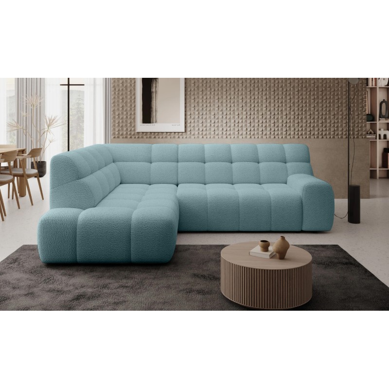 Narożnik COCOON L z elektryczną regulacją siedziska Lewostronny w tkaninie JAGUAR 16