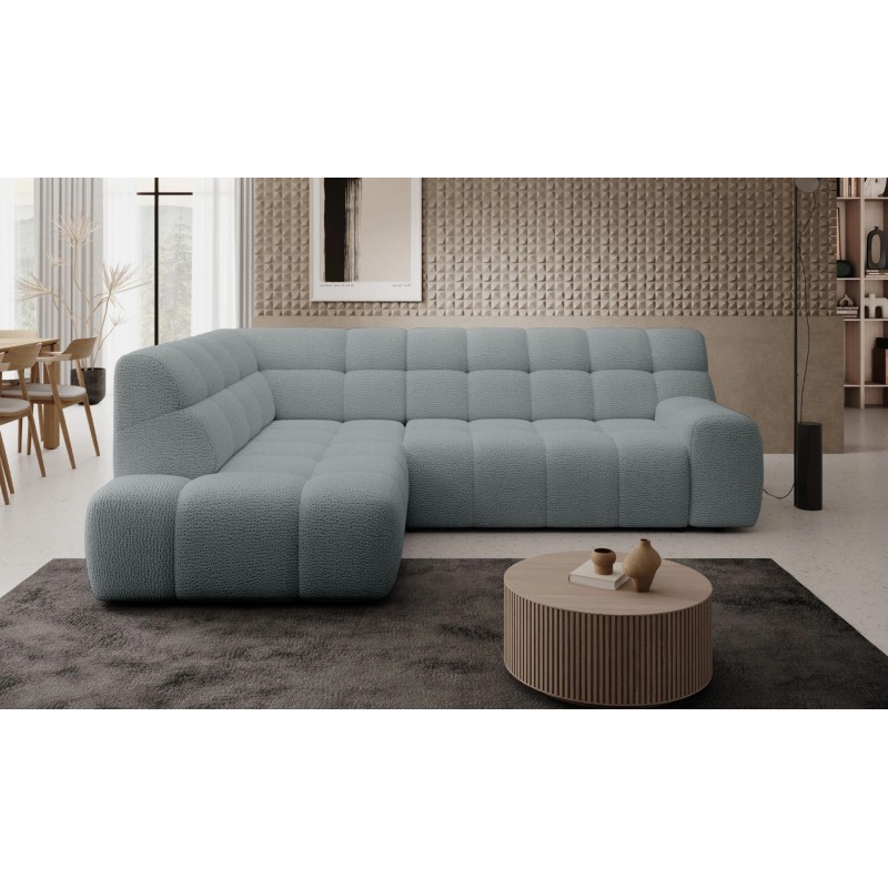 Narożnik COCOON L z elektryczną regulacją siedziska Lewostronny w tkaninie JAGUAR 19