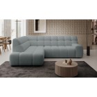 Narożnik COCOON L z elektryczną regulacją siedziska Lewostronny w tkaninie JAGUAR 19