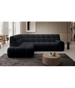 Narożnik COCOON L z elektryczną regulacją siedziska Lewostronny w tkaninie JAGUAR 22