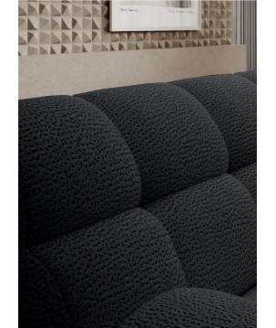 Narożnik COCOON L z elektryczną regulacją siedziska Lewostronny w tkaninie JAGUAR 22