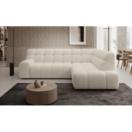 Narożnik COCOON L z elektryczną regulacją siedziska Prawostronny w tkaninie JAGUAR 02