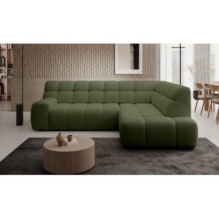 Narożnik COCOON L z elektryczną regulacją siedziska Prawostronny w tkaninie JAGUAR 12