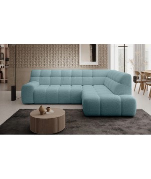 Narożnik COCOON L z elektryczną regulacją siedziska Prawostronny w tkaninie JAGUAR 16