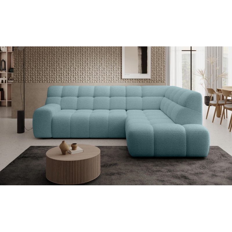 Narożnik COCOON L z elektryczną regulacją siedziska Prawostronny w tkaninie JAGUAR 16