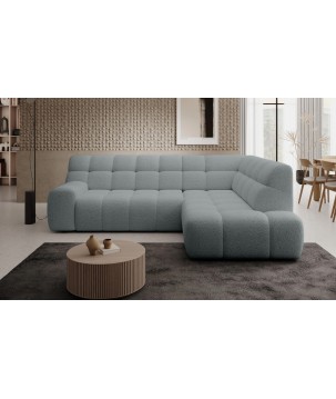 Narożnik COCOON L z elektryczną regulacją siedziska Prawostronny w tkaninie JAGUAR 19