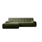 Narożnik COCOON S w układzie L z elektryczną regulacją siedziska Lewostronny w tkaninie JAGUAR 12