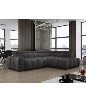 Narożnik BULL L Prawostronny z Elektryczną Regulacją SALVADOR 15 WERSAL