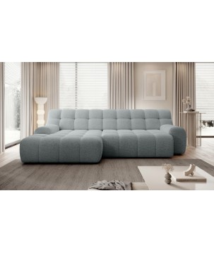 Narożnik COCOON S w układzie L z elektryczną regulacją siedziska Lewostronny w tkaninie JAGUAR 19