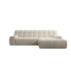 Narożnik COCOON S w układzie L z elektryczną regulacją siedziska Prawostronny w tkaninie JAGUAR 02