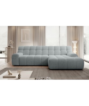 Narożnik COCOON S w układzie L z elektryczną regulacją siedziska Prawostronny w tkaninie JAGUAR 19