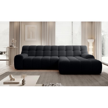 Narożnik COCOON S w układzie L z elektryczną regulacją siedziska Prawostronny w tkaninie JAGUAR 22