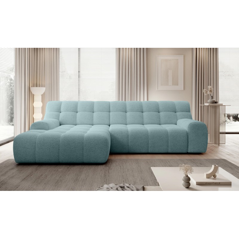 Narożnik COCOON S w układzie L z elektryczną regulacją siedziska Lewostronny w tkaninie JAGUAR 16