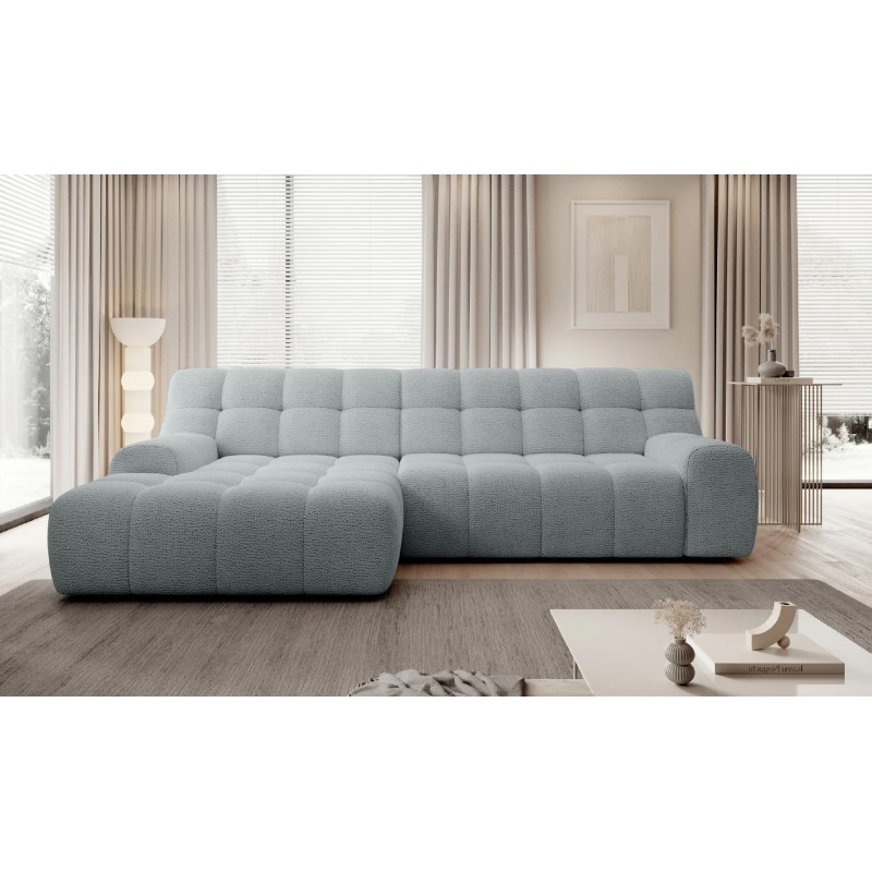 Narożnik COCOON S w układzie L z elektryczną regulacją siedziska Lewostronny w tkaninie JAGUAR 19