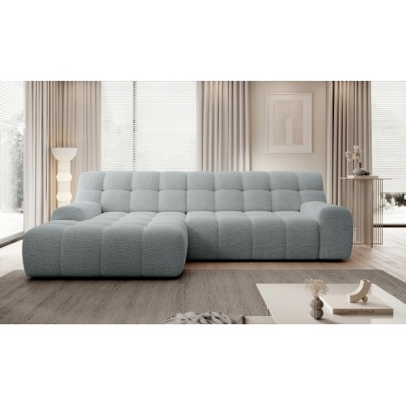 Narożnik COCOON S w układzie L z elektryczną regulacją siedziska Lewostronny w tkaninie JAGUAR 19