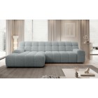 Narożnik COCOON S w układzie L z elektryczną regulacją siedziska Lewostronny w tkaninie JAGUAR 19