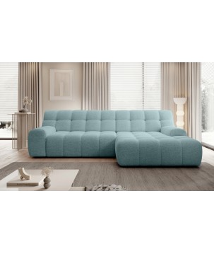 Narożnik COCOON S w układzie L z elektryczną regulacją siedziska Prawostronny w tkaninie JAGUAR 16