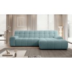 Narożnik COCOON S w układzie L z elektryczną regulacją siedziska Prawostronny w tkaninie JAGUAR 16