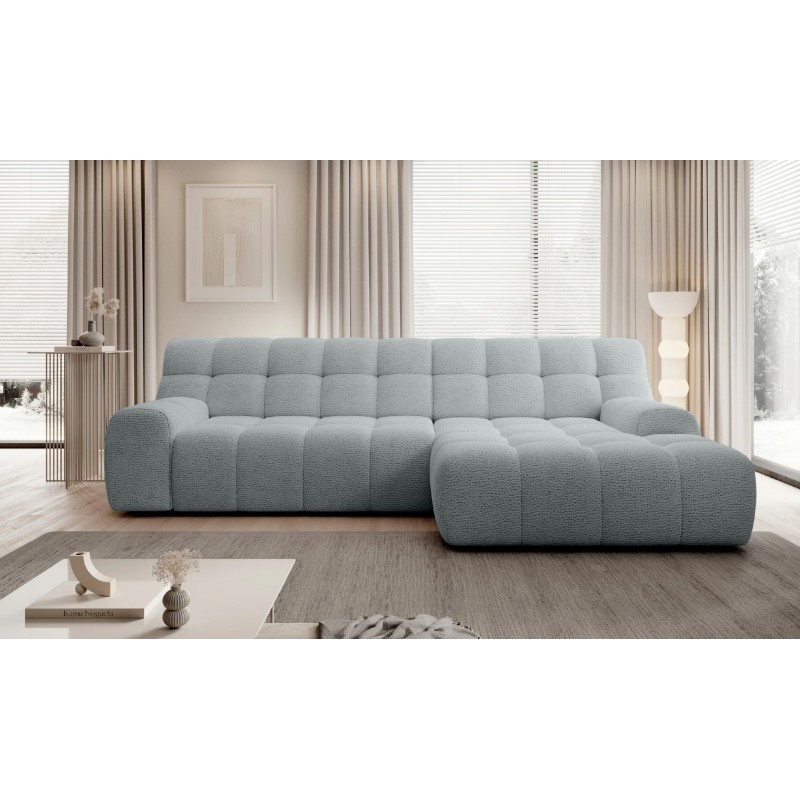 Narożnik COCOON S w układzie L z elektryczną regulacją siedziska Prawostronny w tkaninie JAGUAR 19