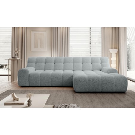 Narożnik COCOON S w układzie L z elektryczną regulacją siedziska Prawostronny w tkaninie JAGUAR 19