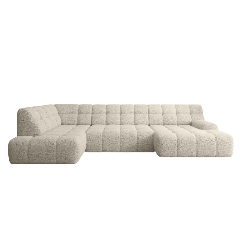 Narożnik COCOON XL w układzie U z elektryczną regulacją siedziska Lewostronny w tkaninie JAGUAR 02