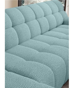 Narożnik COCOON XL w układzie U z elektryczną regulacją siedziska Lewostronny w tkaninie JAGUAR 16