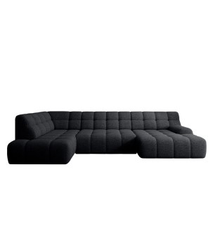 Narożnik COCOON XL w układzie U z elektryczną regulacją siedziska Lewostronny w tkaninie JAGUAR 22