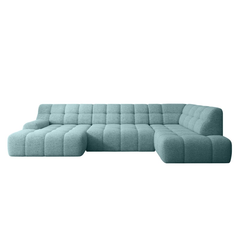 Narożnik COCOON XL w układzie U z elektryczną regulacją siedziska Prawostronny w tkaninie JAGUAR 16