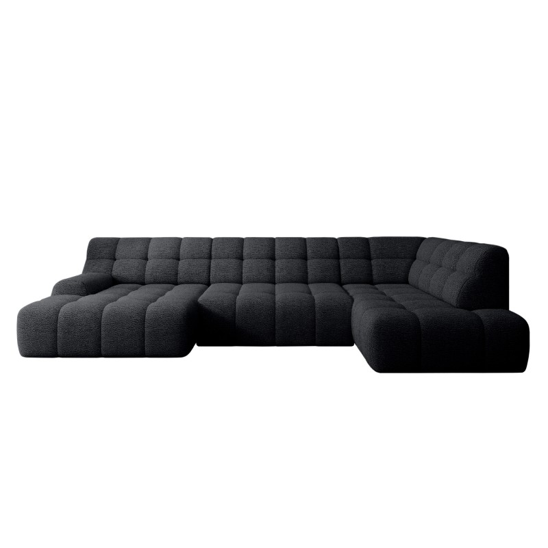 Narożnik COCOON XL w układzie U z elektryczną regulacją siedziska Prawostronny w tkaninie JAGUAR 22