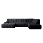 Narożnik COCOON XL w układzie U z elektryczną regulacją siedziska Prawostronny w tkaninie JAGUAR 22