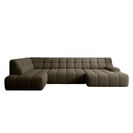 Narożnik COCOON XL w układzie U z elektryczną regulacją siedziska Lewostronny w tkaninie JAGUAR 08