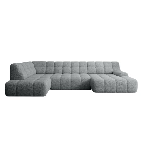 Narożnik COCOON XL w układzie U z elektryczną regulacją siedziska Lewostronny w tkaninie JAGUAR 19