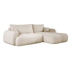 Narożnik COCO Prawostronny z funkcją spania poduszkami i pojemnikiem Now Or Never 02 DOMOHOME