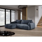 Narożnik COCO Lewostronny z funkcją spania poduszkami i pojemnikiem Cloud 97 DOMOHOME