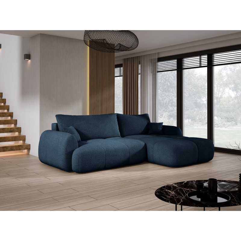 Narożnik COCO Prawostronny z funkcją spania poduszkami i pojemnikiem Now Or Never 79 DOMOHOME Narożnik COCO Prawostronny z funkcją spania poduszkami i pojemnikiem Now Or Never 79 DOMOHOME