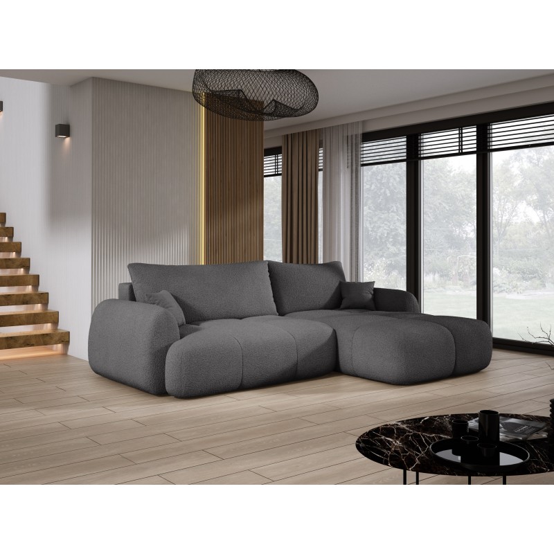 Narożnik COCO Prawostronny z funkcją spania poduszkami i pojemnikiem Now Or Never 92 DOMOHOME Narożnik COCO Prawostronny z funkcją spania poduszkami i pojemnikiem Now Or Never 92 DOMOHOME