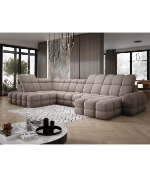 Narożnik TOLLO XL Lewostronny Elektryczna regulacja Tkanina ANTHOLOGY 06 WERSAL