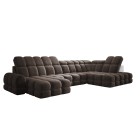 Narożnik TOLLO XL Prawostronny Elektryczna regulacja Tkanina SALVADOR 04 WERSAL