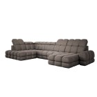 Narożnik TOLLO XL Lewostronny Elektryczna regulacja Tkanina SOLAR 28 WERSAL