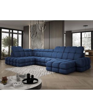 Narożnik TOLLO XL Lewostronny Elektryczna regulacja Tkanina SOLAR 79 WERSAL