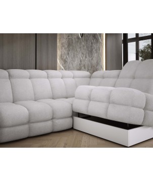 Narożnik TOLLO XL Prawostronny Elektryczna regulacja Tkanina ANTHOLOGY 15 WERSAL