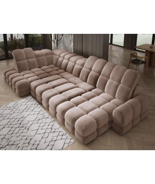 Narożnik TOLLO XL Lewostronny Elektryczna regulacja Tkanina SALVADOR 03 WERSAL